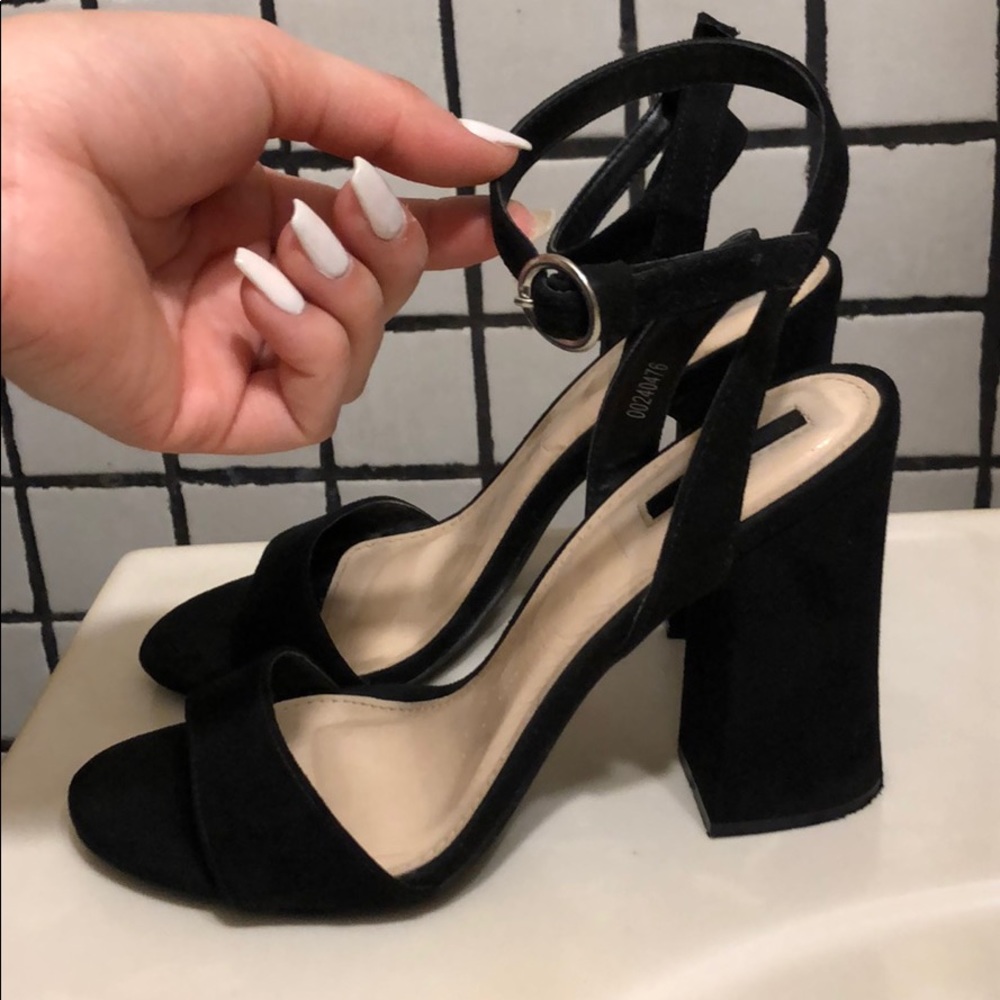 Black heels